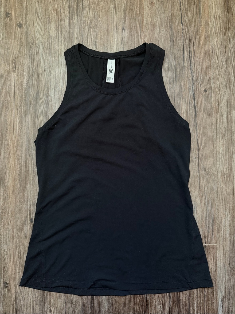 all in motion Black Racerback Tank Top